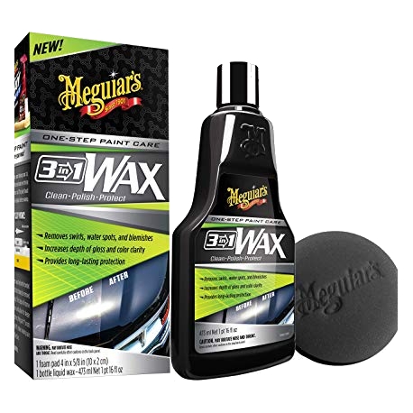 MEGUIARS G191016 ONE STEP PAINT CARE 3 IN 1 WAX